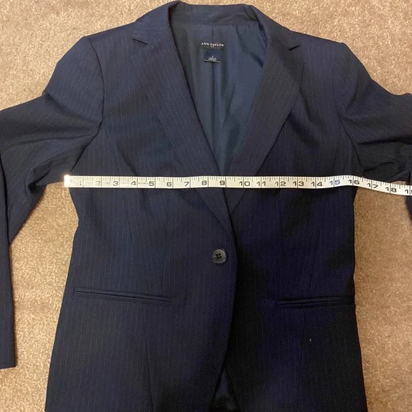 Ann Taylor Dark Blue Blazer - Picture 4 of 7